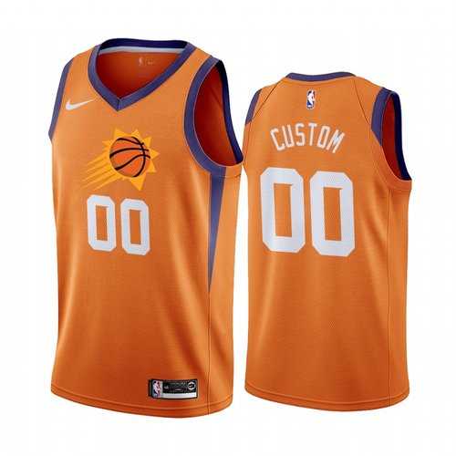 Men & Youth Customized Phoenix Suns Orange 2019-20 Statement Edition Nike Jersey->customized nba jersey->Custom Jersey